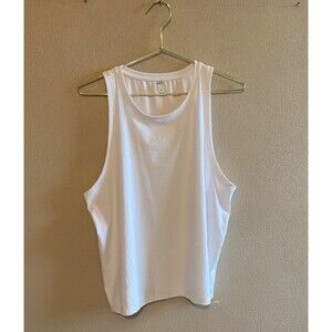 Beyond Yoga Women's Sz L Featherweight Rebalance Cloud White Tank Top Summer